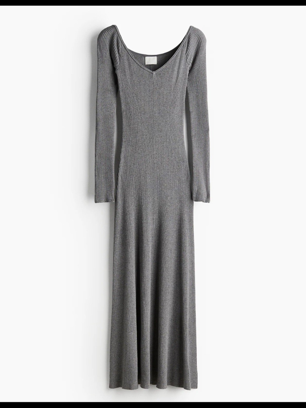 H&M, Size M, Rib-knit Off The Shoulder Dress